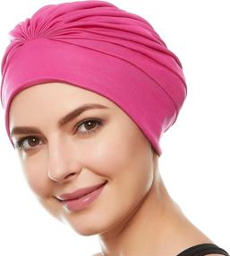 img 3 attached to Beemo Womens Bathing Turban Polyester Sports & Fitness