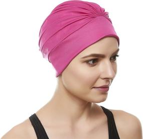 img 2 attached to Beemo Womens Bathing Turban Polyester Sports & Fitness