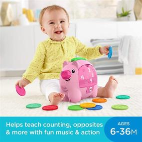 img 3 attached to 🐷 Fisher-Price Laugh & Learn Count Rumble Piggy Bank