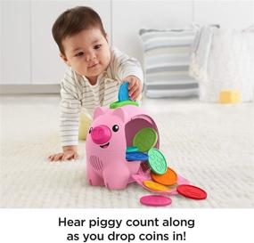 img 1 attached to 🐷 Fisher-Price Laugh & Learn Count Rumble Piggy Bank