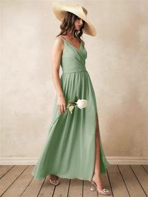 img 1 attached to Alicepub Bridesmaid Dresses Chiffon Evening Women's Clothing for Dresses