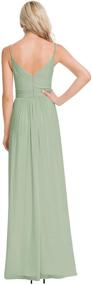 img 3 attached to Alicepub Bridesmaid Dresses Chiffon Evening Women's Clothing for Dresses