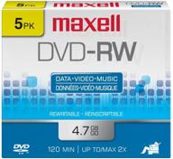 📀 maxell dvd-rw disc 635125 logo