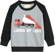 toddler cotton sleeve sweatshirts cartoon boys' clothing ~ active логотип