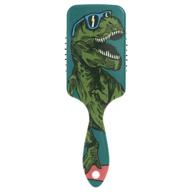 dinosaur brush plastic detangler women logo