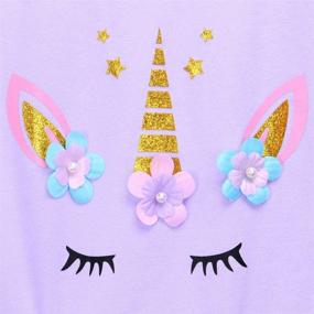 img 2 attached to 👸 BAOHULU DiamondPurple Girls' Activewear Leotards with Skirted Princess Design