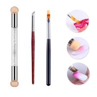 💅 wokoto 3-piece nail gradient sponge brush set with dual-head nail sponge pen, gradient brushes set with 3 unique ombre brushes for gel nails logo