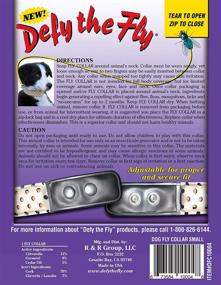img 1 attached to 🦟 Defy The Fly Dog Collar - Small Size (13"-16") | Effective Fly Control for Dogs