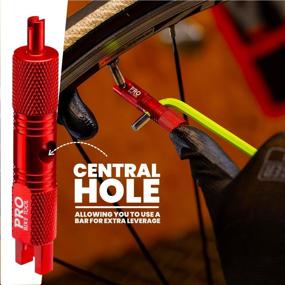 img 1 attached to 🚴 PRO BIKE TOOL Valve Core Tool - Presta and Schrader Valve Core Removal - Ideal for Mountain Bike, Road Bike, and Motorcycle Set-ups