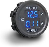 🔴 mgi speedware 2-in-1 voltmeter/ammeter 12vdc: led digital display (blue) - enhanced productivity and precision logo