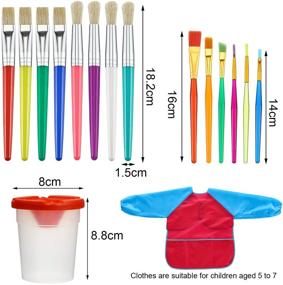 img 3 attached to Supply Colored Brushes Waterproof Palettes Painting, Drawing & Art Supplies