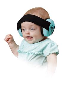 img 3 attached to Наушники для детей Hush Gear с шумоподавлением: снижение звука на 28,6 дБ, регулируемая эластичная повязка для надежной и комфортной посадки - синие