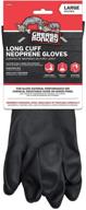 🧤 large grease monkey neoprene long cuff gloves: ideal for dishwashing, car cleaning, chemical handling, or enhanced grip logo