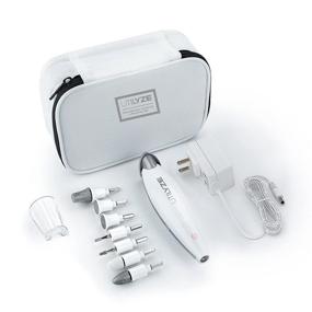 img 4 attached to UTILYZE 10-in-1 Professional Electric Manicure & Pedicure Set: Advanced Nail Drill Kit with 10-Speed System, Touch Control, and Multi-Functional Tools for Perfectly Smooth Nails, Cuticle Care, and Callus Removal
