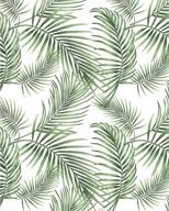 lush tropical jungle wallpaper: self-adhesive, peel & stick, removable green vinyl 17.7”×78.7” логотип