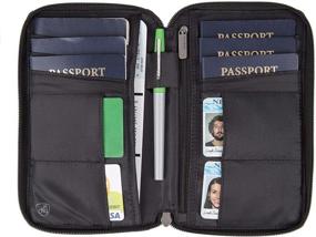 img 2 attached to Обложка для паспорта Travelon Safe Multi Black