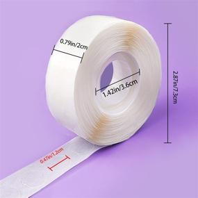img 3 attached to 🎈 5000 PCS Glue Dots Tape for Scrapbook, Party, and Wedding Decoration - Double Sided Adhesive Dots with Removable Glue - 10 Rolls of Glue Point Balloon Glue