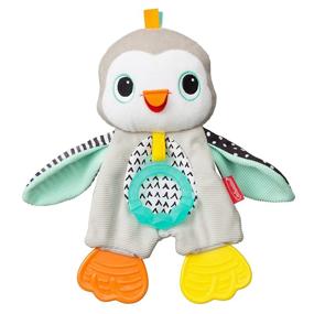 img 4 attached to 🐧 Infantino Textured Penguin Teether Toy, 5.25x2x11 Inch - Enhance Your Babies' Teething Experience (Pack of 1)