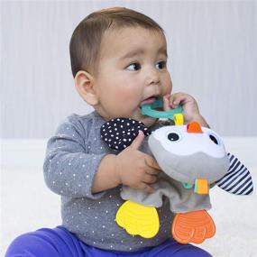 img 1 attached to 🐧 Infantino Textured Penguin Teether Toy, 5.25x2x11 Inch - Enhance Your Babies' Teething Experience (Pack of 1)