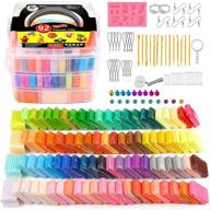 🎨 ifergoo 92 colors polymer clay starter kit: non-toxic molding diy set for kids with sculpting tools - oven bake modeling clay, moderately firm, astm conformed logo