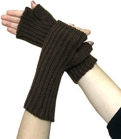 img 4 attached to Peruvian Alpaca Fingerless Men's Accessories by TINKUY PERU for Gloves & Mittens