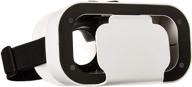 gems smartphone white virtual reality vr adjustable headset: immerse yourself in a spectacular virtual world logo