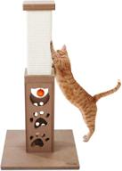 petellow cat scratching post inch logo