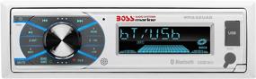 img 1 attached to 📻 Boss Audio Systems MR632UAB Marine Receiver – Weatherproof Bluetooth Audio and Hands-Free Calling, USB, MP3, AM/FM, Aux-in, RGB Multi-Color Illumination with Detachable Front Panel, White