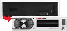 img 3 attached to 📻 Boss Audio Systems MR632UAB Marine Receiver – Weatherproof Bluetooth Audio and Hands-Free Calling, USB, MP3, AM/FM, Aux-in, RGB Multi-Color Illumination with Detachable Front Panel, White