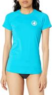 👚 upf 50+ solid short sleeve rashguard for women - body glove standard smoothies in-motion logo