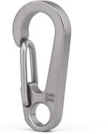 🔒 ultimate titanium heavy carabiners keychain: super quickdraw for efficiency and durability logo