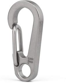 img 4 attached to 🔒 Ultimate Titanium Heavy Carabiners Keychain: Super Quickdraw for Efficiency and Durability