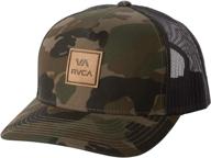 rvca boys curved brim trucker boys' accessories logo