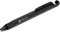 atech multifunction pen 7-in-1 tech tool for stocking stuffers: ruler, stylus, bottle opener & more - ideal gift for men, survival & everyday use (black) логотип