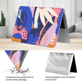 img 3 attached to Seorsok Compatible With MacBook Air 13 Inch A1932 A2179 A2337 M1 2018 2019 2020 Release Case Laptop Plastic Hard Shell Protective Sleeve &Amp