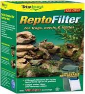 tetrafauna terrarium filtration reptofilter for 50 gallon tanks, 125 gph, keeps water crystal clear - model: 26038 logo