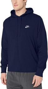 img 1 attached to Charcoal Heather Nike Pullover Hoodie for Men's Active Wear Clothing