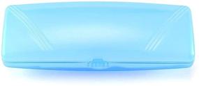 img 3 attached to 👓 Protective Hard Case for Eyeglasses - SUPVOX 5PCS Anti-pressure Clear Glasses Case, Portable & Durable (Light Green)