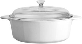 img 4 attached to CorningWare Glass Ceramic Pyroceram Classic Casserole Kitchen & Dining