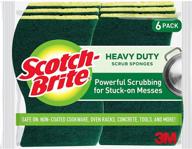 3m 6 pack scotch-brite heavy duty scrub sponge 426 logo