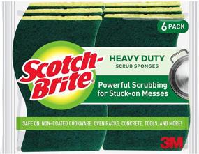 img 4 attached to 3m 6 Pack Scotch-Brite Heavy Duty Scrub Sponge 426