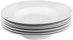 img 4 attached to 🍽️ Premium Quality Professional Gourmet Porcelain Dinner Plate