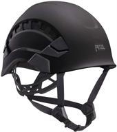 🔴 black petzl vertex vent ansi safety helmet logo