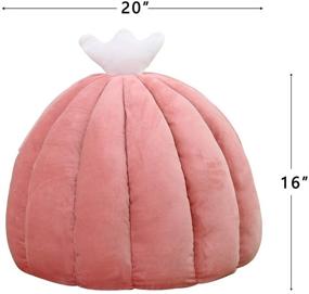 img 3 attached to 🐱 Sidigo 2-in-1 Pink/Grey Cat Bed, 20x16 inches Cat House Tent with Washable Pillow - Water-Resistant Bottom, Ideal Cat Hut for Kittens