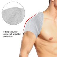 shoulder bamboo carbon protective support logo