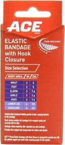 img 2 attached to 🩹 ACE Elastic Bandage with Hook Closure, 4 Inches - Pack of 3