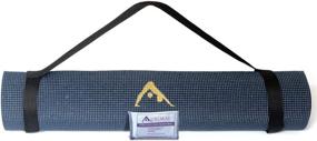 img 4 attached to 🧘 AURORAE Ultra Extra Long 78-inch Extra Wide 26-inch Yoga Mat for Men and Women, Pilates, Exercise & Fitness, Aerobics, Home Workouts Beginners to Professionals; 2-Year Warranty, Slip-Free Rosin & Carry Strap Included