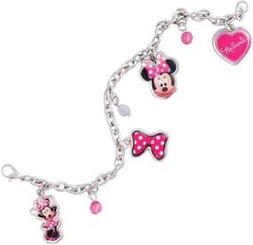 img 4 attached to Minnie Mouse Charm 🎀 Bracelet: Ultimate Dress-Up Accessories for Girls!