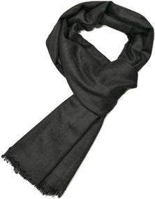 img 4 attached to 🧣 Stylish Shanlin Unisex Cotton Linen Scarves: Perfect for Men and Women