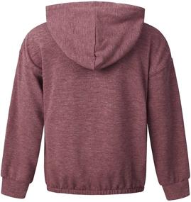 img 3 attached to 👚 Purple Girls' Pullover Sleeve Shirts in Tops, Tees & Blouses - Clothing
